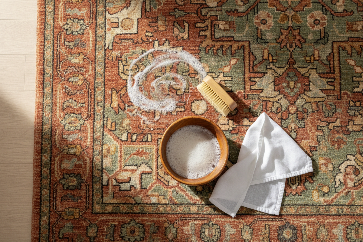 How to Clean a Wool Rug at Home Without Damaging It