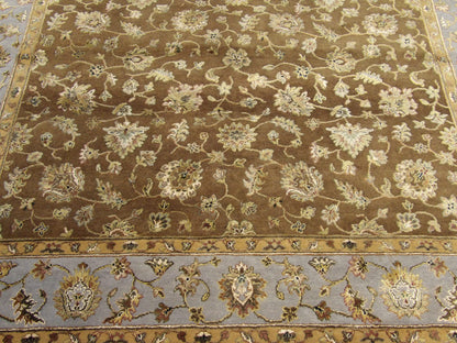 Jaipur Kashan rug border detail