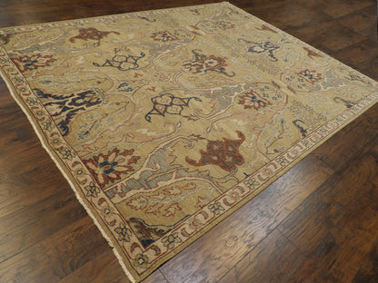 Full view of Oushak Ziegler Vintage Antique Wash rug