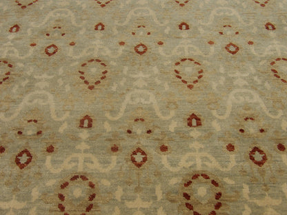 Oushak rug border detail