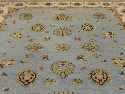 Chobie Oushak / Peshawar hand-knotted wool rug in Blue, 8'0" x 10'0", SKU w1017