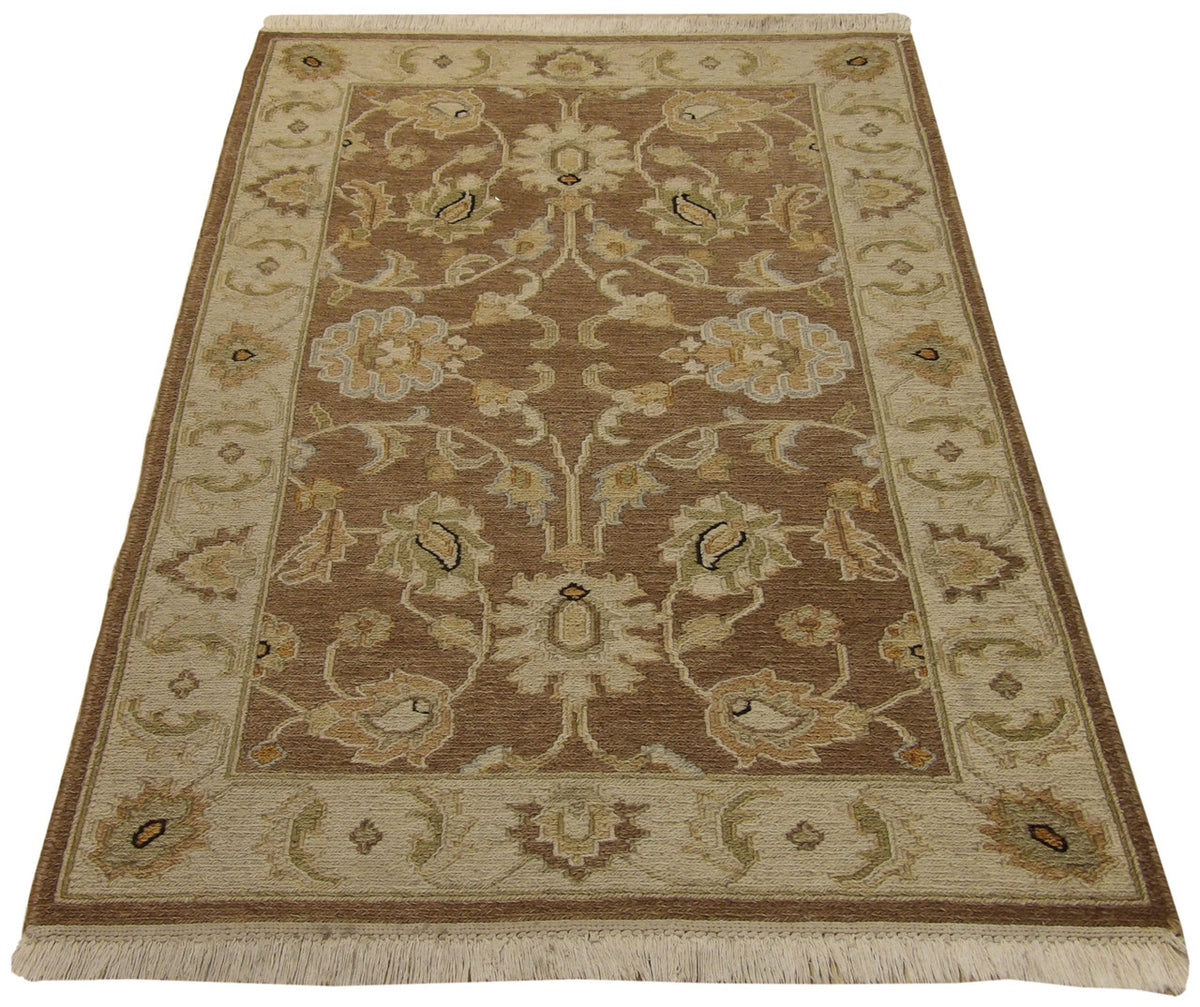 Tribal Soumak rug border detail
