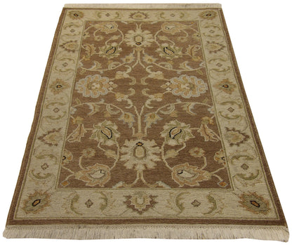 Tribal Soumak rug border detail