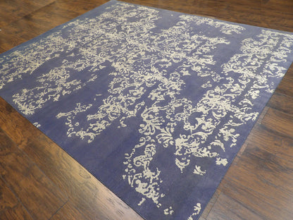 Full view of modern abstract rug