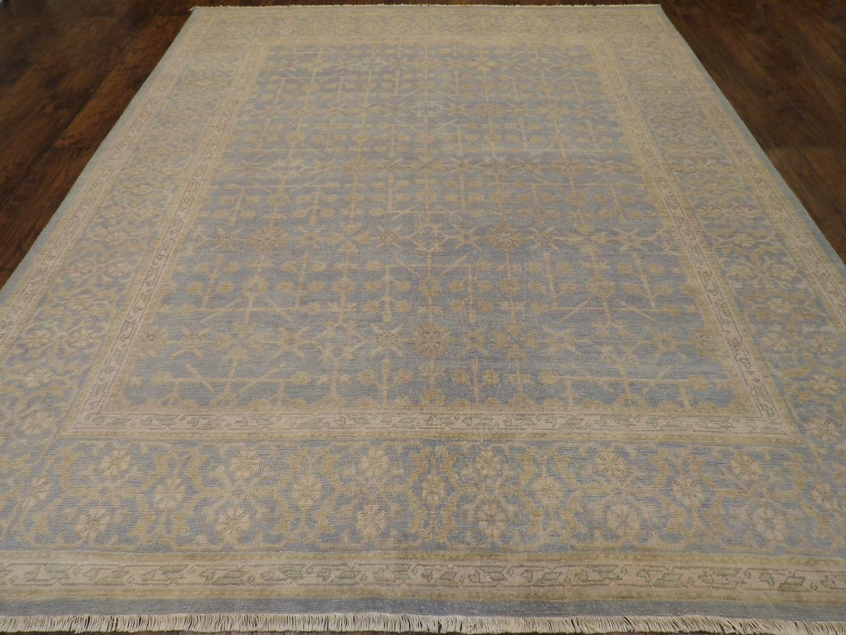 Khotan Chobi Wash rug corner detail