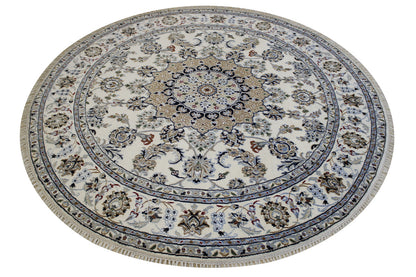 Traditional Indo Nain rug border detail