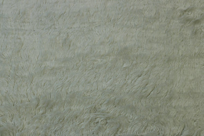 Modern Flokati Tulu rug border detail