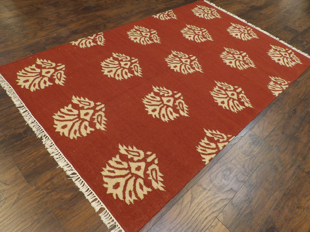 Full view of coastal beach rug