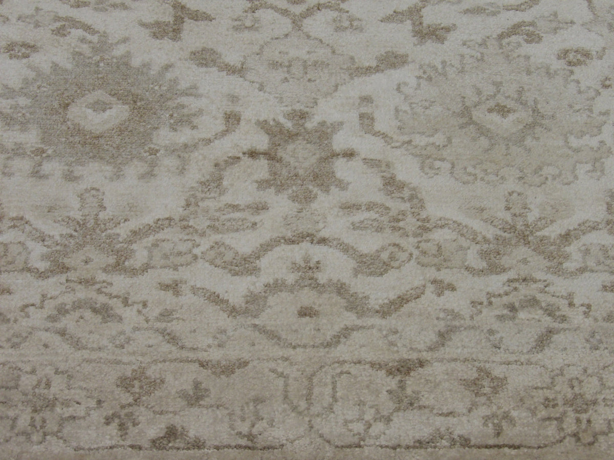 Full view of Silky Ziegler Oushak rug