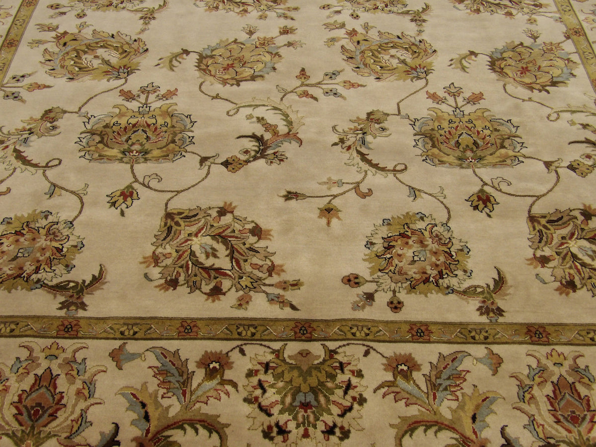 Fine Jaipur Floral Design rug border detail