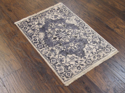 Full view of Oushak rug