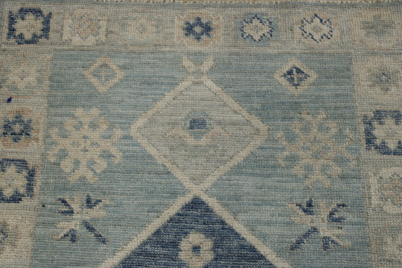 Full view of Oushak Chobi rug