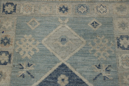 Full view of Oushak Chobi rug