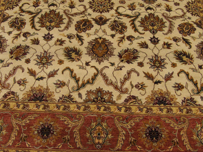 Fine Ziegler Tie Dye rug border detail