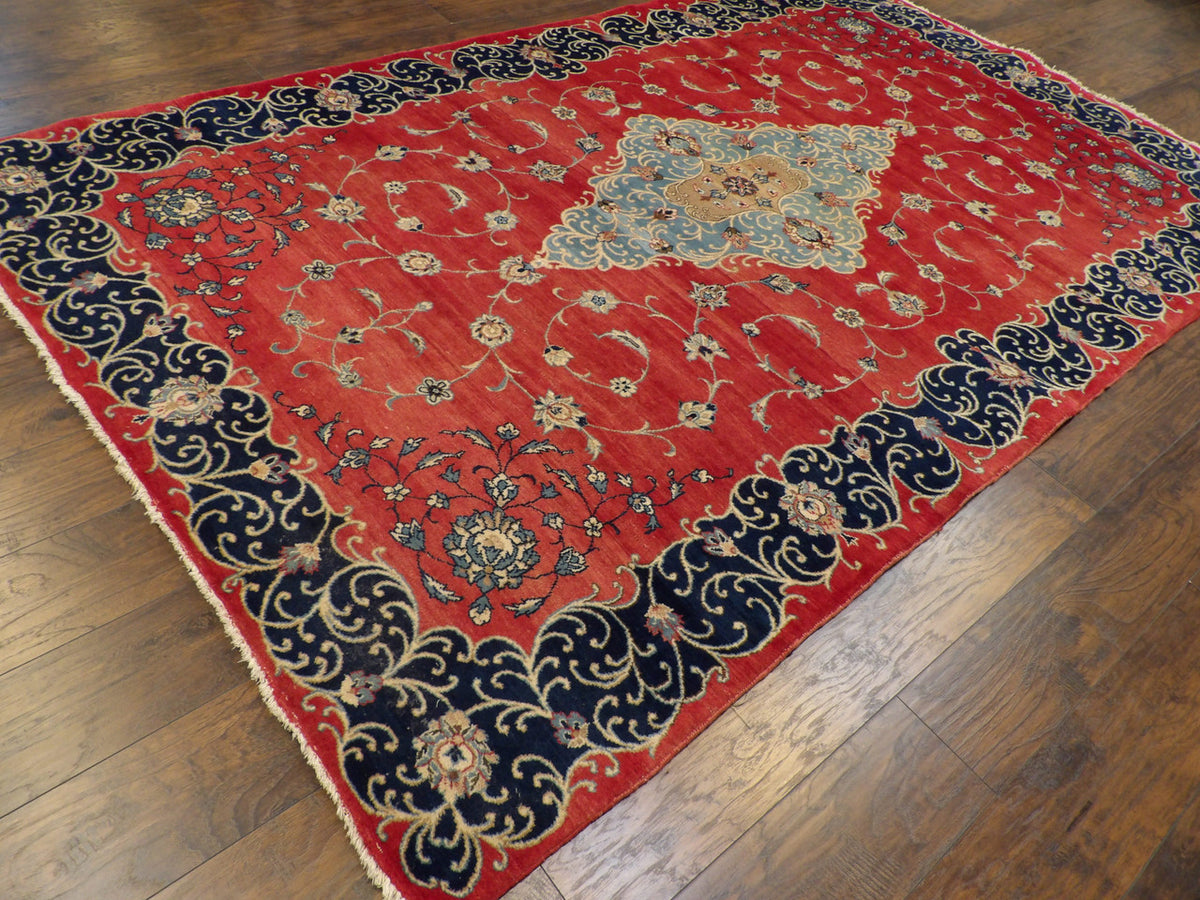 Full view of Fine Persian Tabriz rug