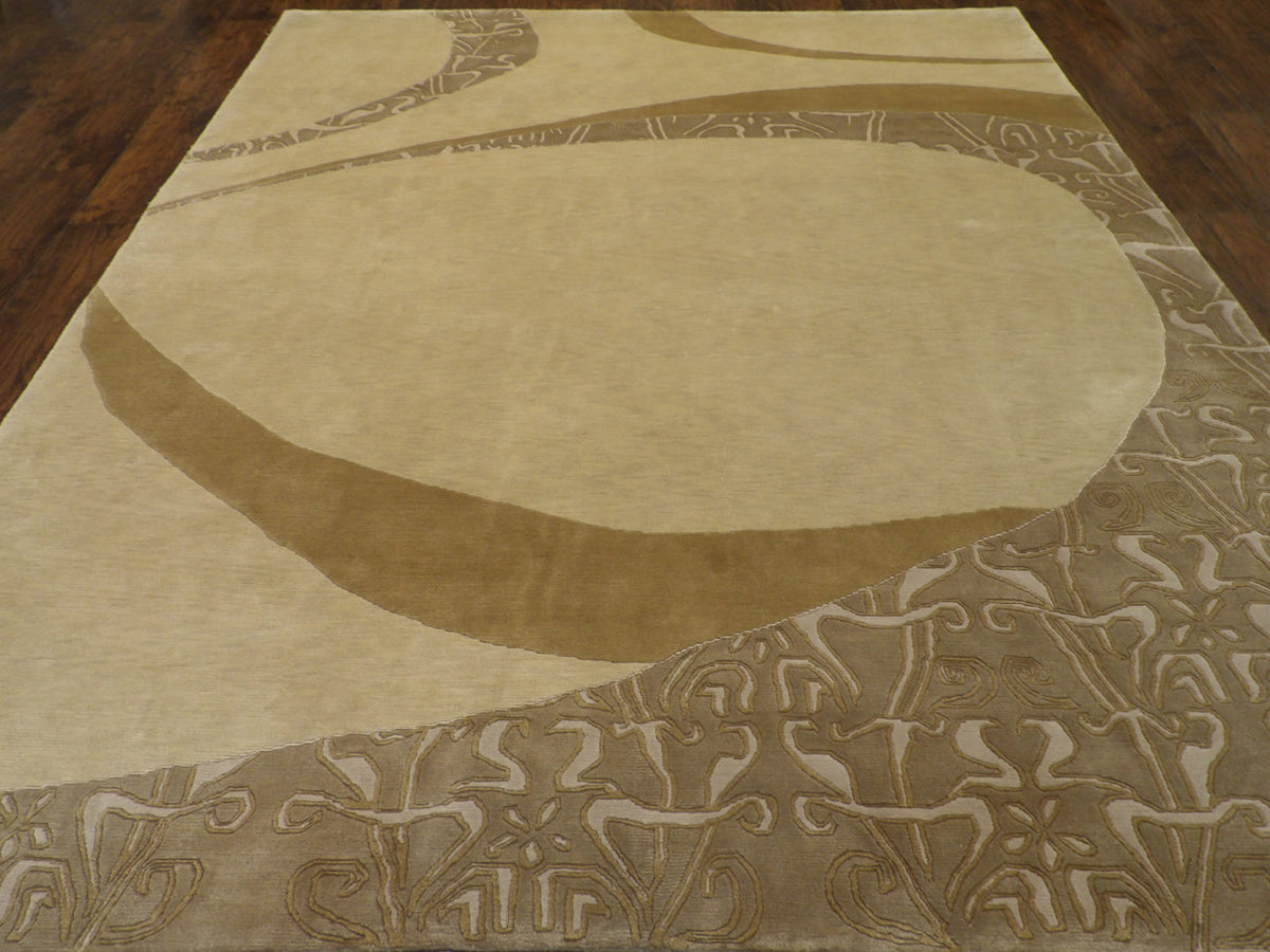 Curve rug corner detail