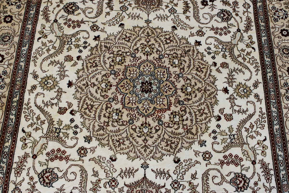 Full view of Traditional Sino Chinese Tabriz rug