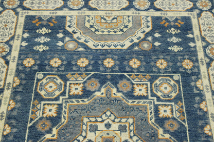 Full view of Tribal Super Kazak rug