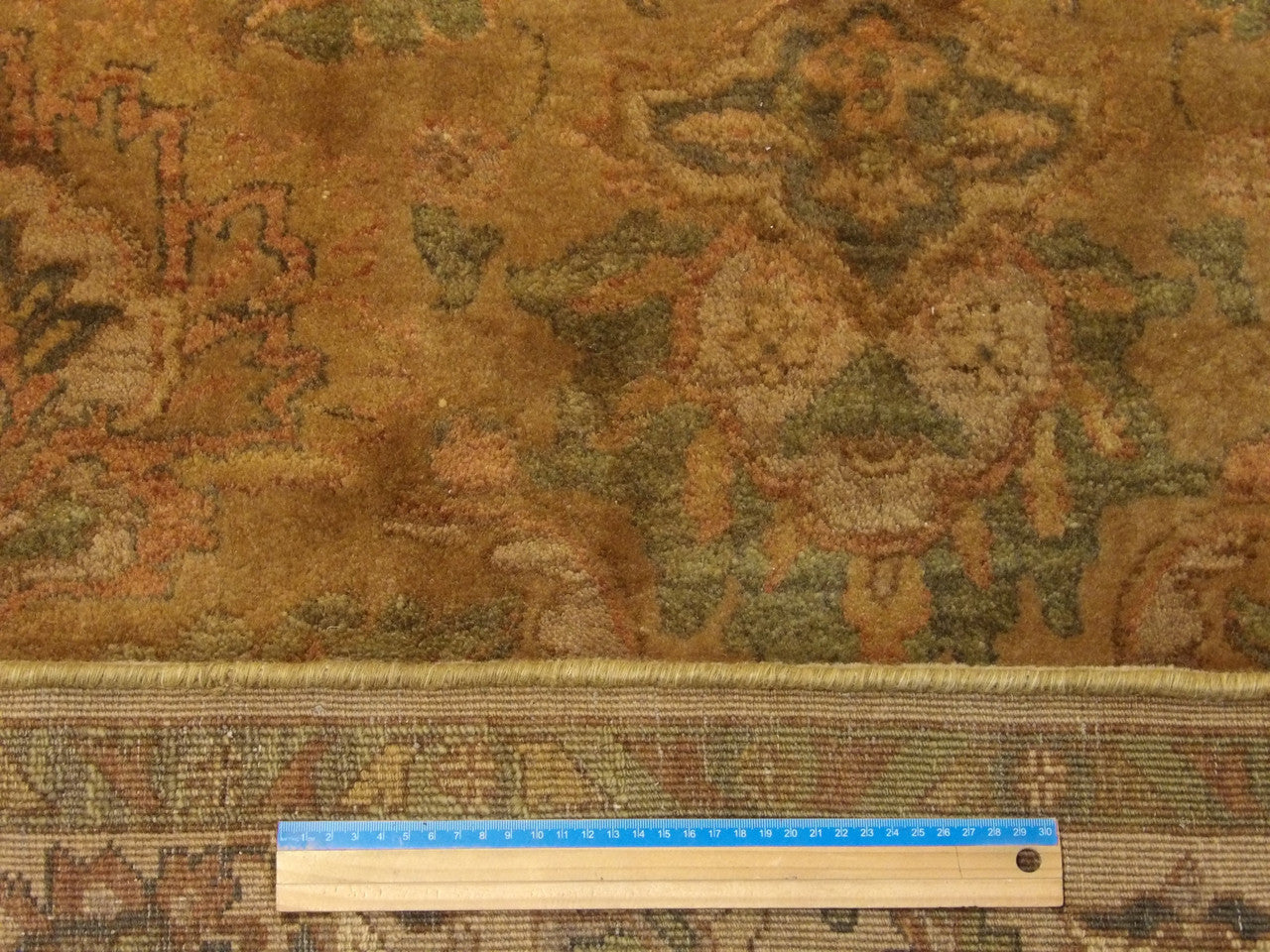 Gold Jaipur Kashan rug in room setting