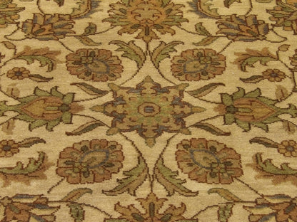 Back of Jaipur Kashan Antique Wash hand-knotted rug