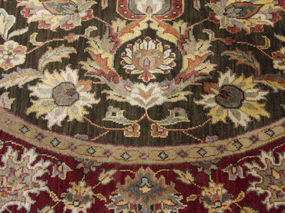 Jaipur Kashan rug border detail