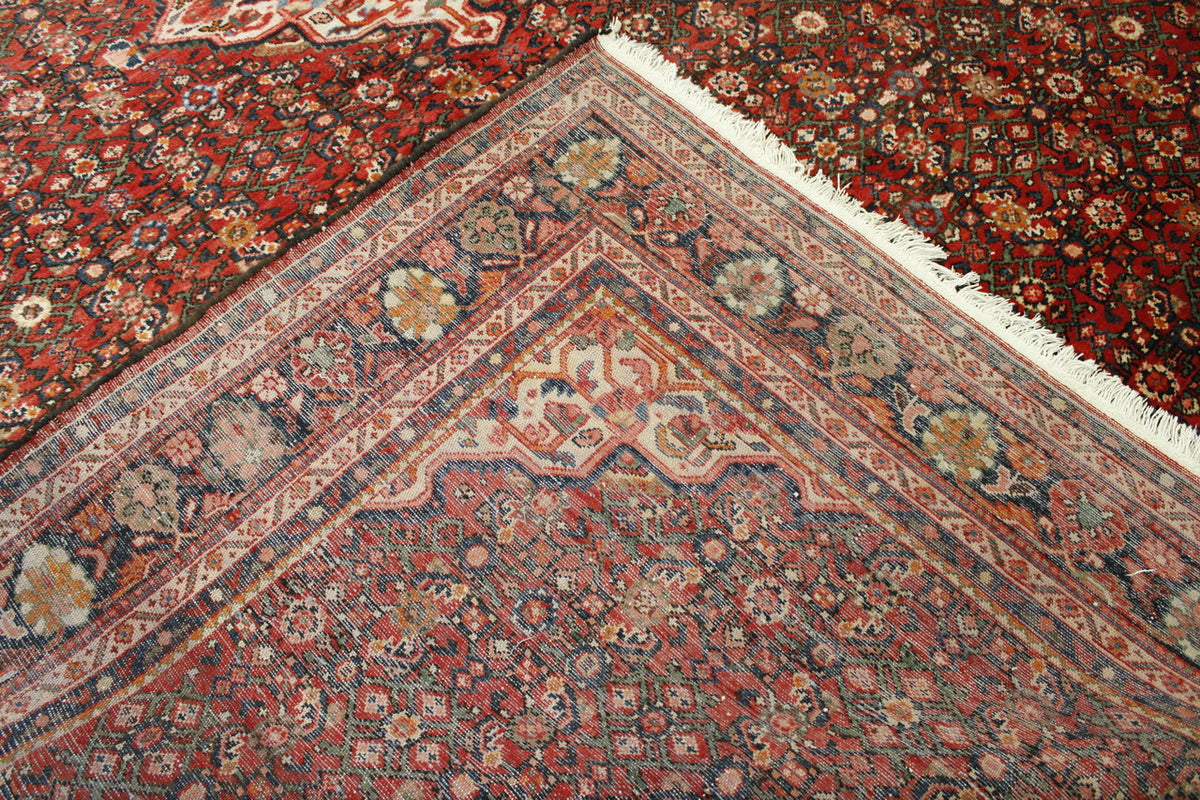 Traditional Antique Bidjar pattern detail