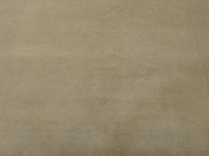 Back of Oushak hand-knotted rug