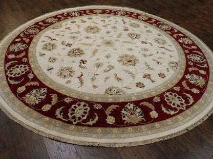 Ziegler Oushak / Peshawar hand-knotted wool rug in Beige, 10'0" x 10'0", SKU w11421