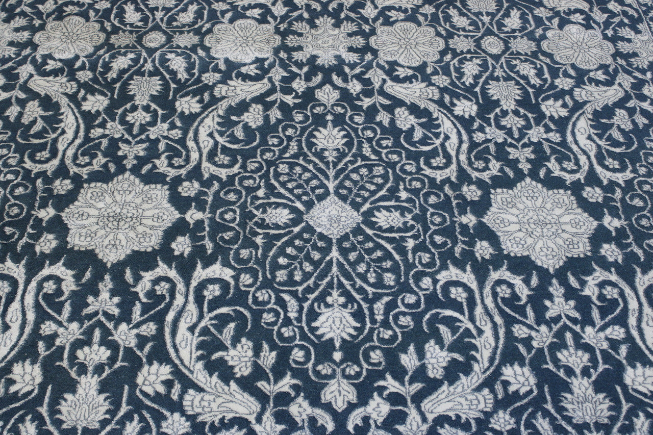 Back of Traditional Haji Jalili hand-knotted rug
