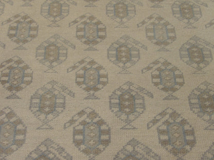 Back of tribal hand-knotted rug