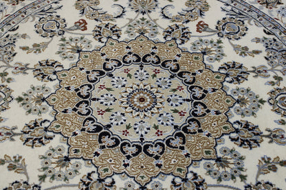 Back of Traditional Indo Nain hand-knotted rug