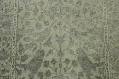 Traditional Haji Jalili rug corner detail
