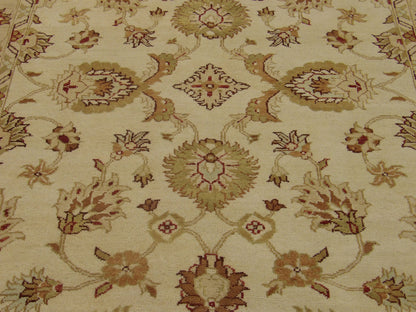 Back of Ziegler Kashan hand-knotted rug
