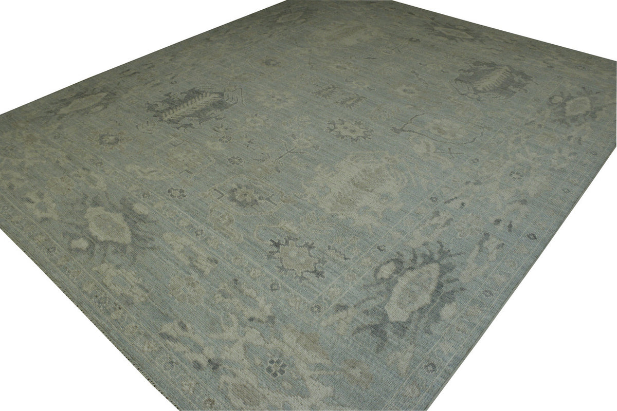 Full view of Oushak Wash Chobi rug