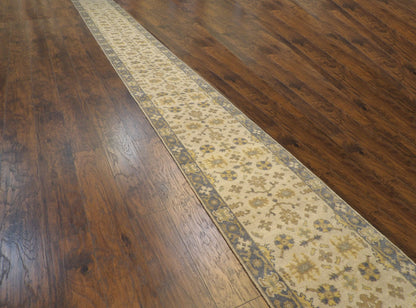 Full length view of Oushak runner