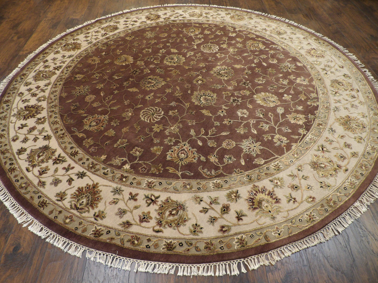 Jaipur Silky Wash Kashan rug corner detail