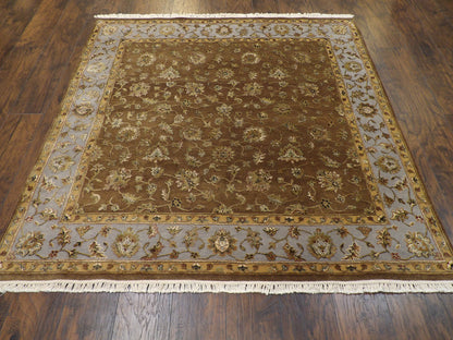 Jaipur Kashan rug corner detail