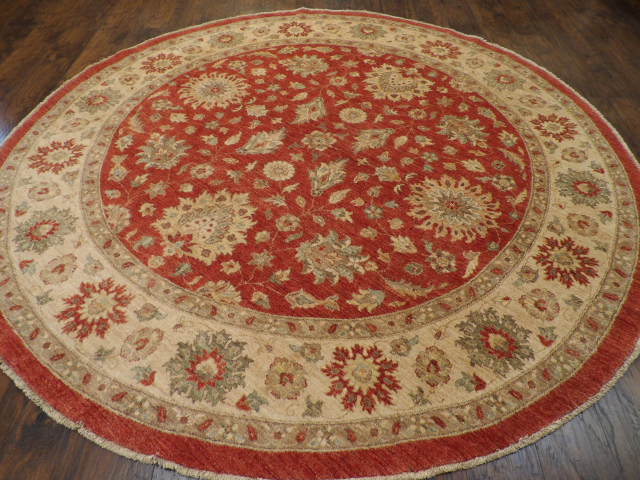 Oushak rug corner detail