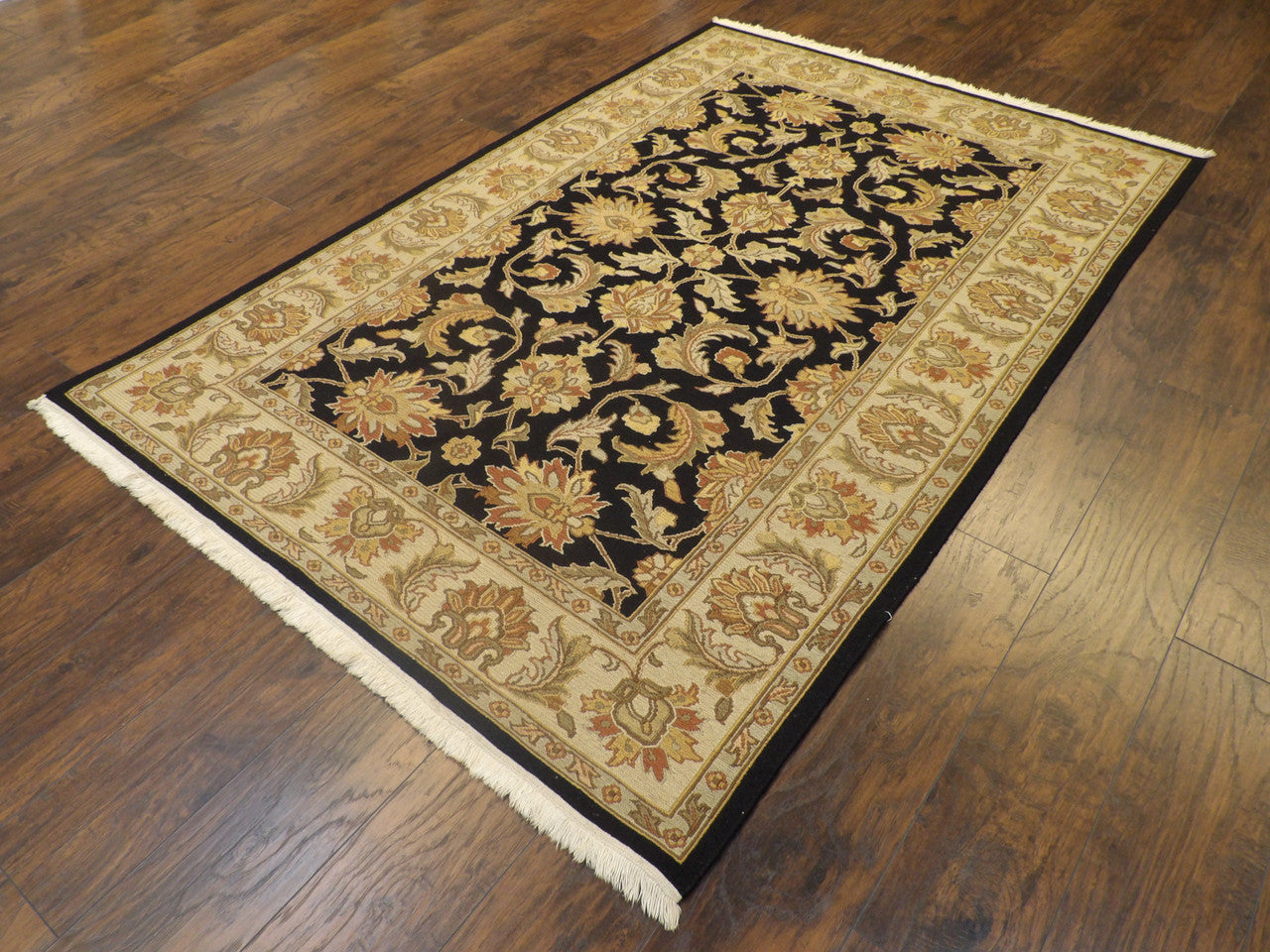 Full view of Persian Kashan Soumak rug