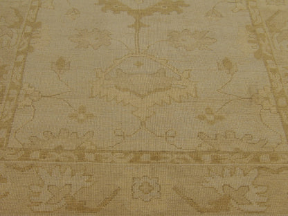 Turk Oushak Natural Dye rug border detail