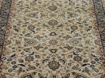 Back of Persian Kashan hand-knotted runner