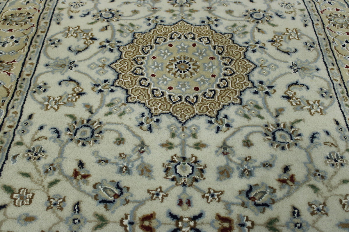 Full view of Traditional Fine Nain rug