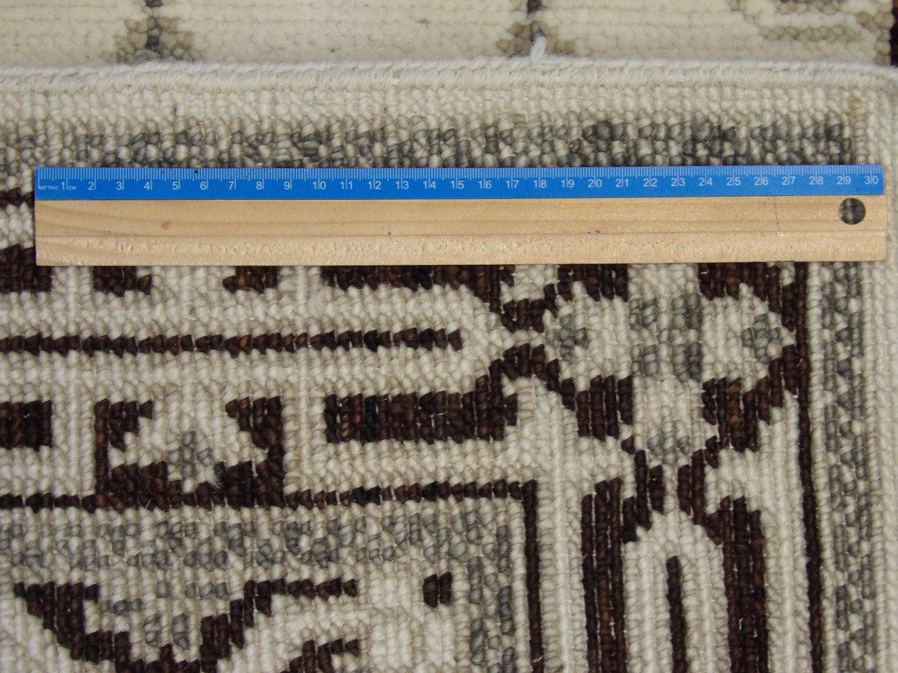 Brown & Beige Ziegler Oushak rug in room setting