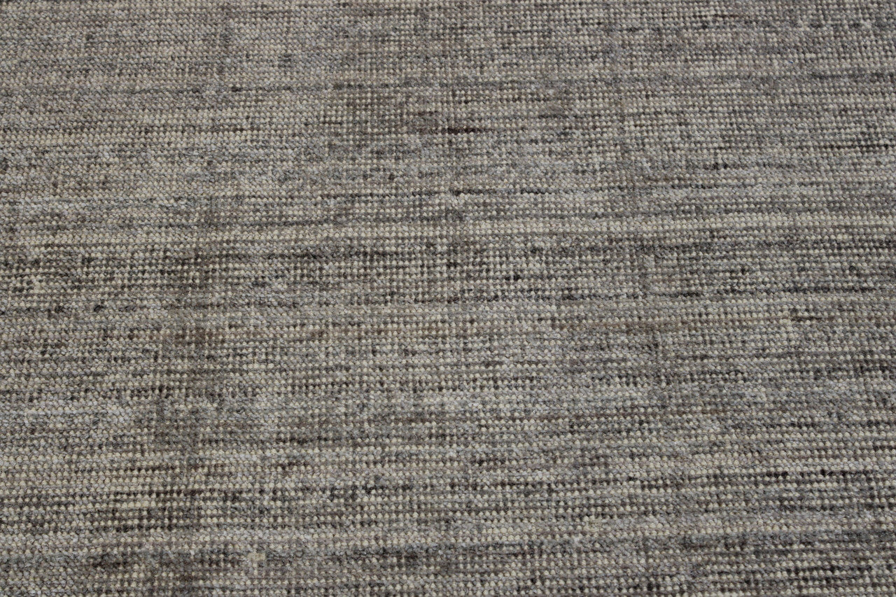 Modern Plain Abrash Design rug corner detail
