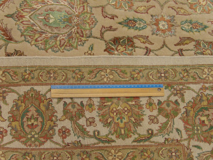 Ivory Fine Transitional Jaipur Floral Design rug in room setting
