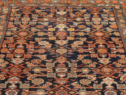 Back of antique hand-knotted rug