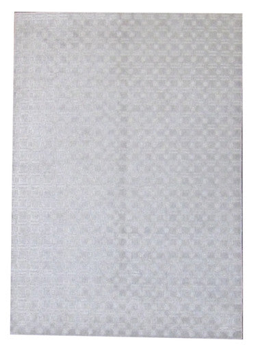 Modern Plain Carved Design Hand-Loom 5'0"x7'0" Hand-loom Rug -w863