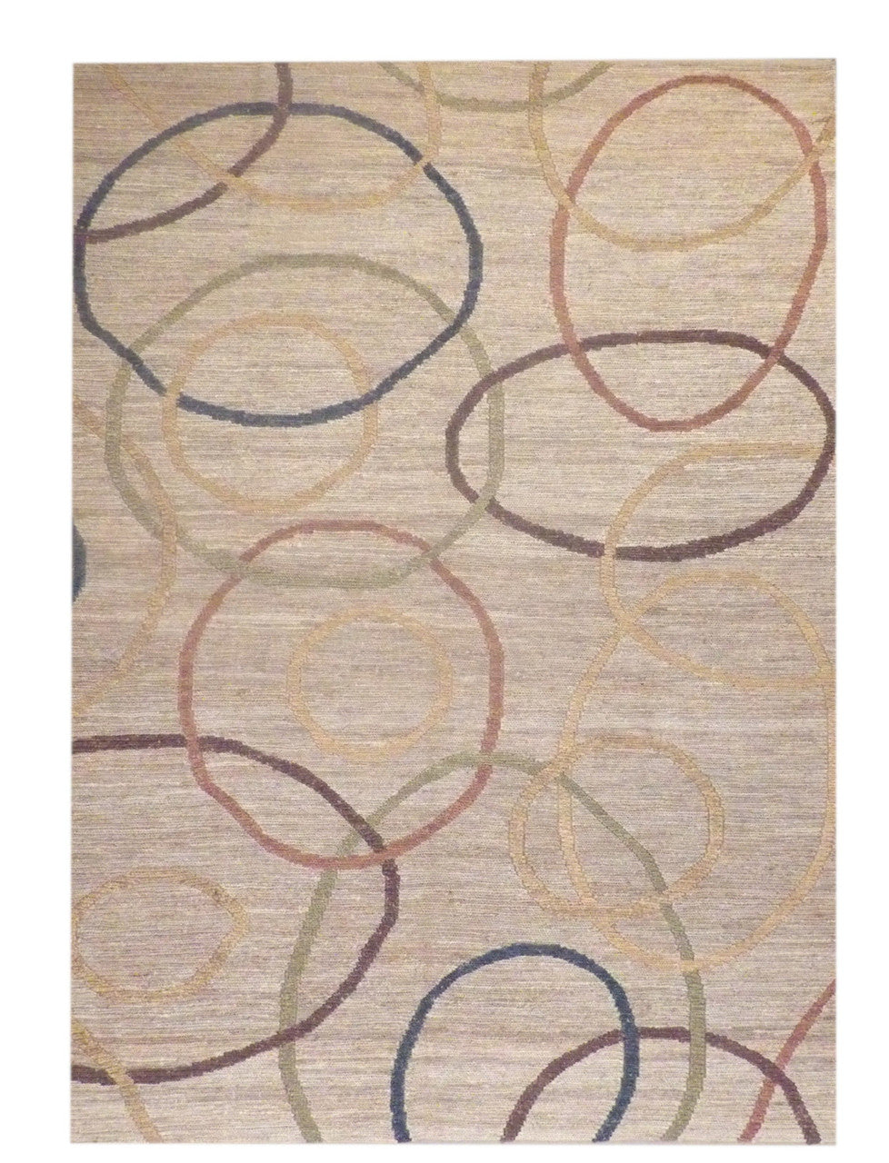 Brown 9'0" x 12'0" Natural Jute Modern Indoor/Outdoor Hand knotted Wool Rug - Sku: w1072