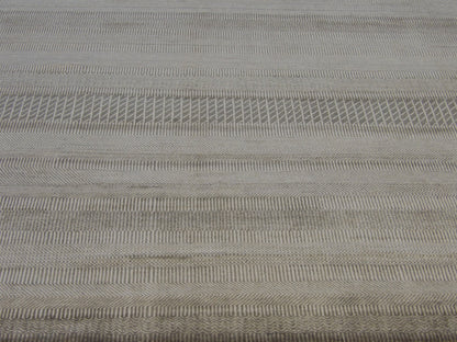 Modern Grass Hand knotted Wool/Silk Rug 9'11" x14'0" - W782