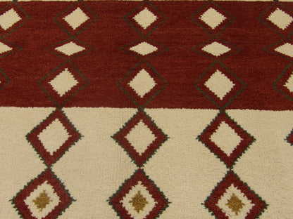 Moroccan Tulu Thick Pile Hand knotted Wool Rug 5'0" x 7'10" - W786